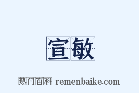 宣敏是什么意思的图片
